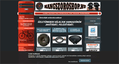 Desktop Screenshot of hangszoroshop.hu