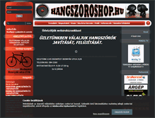 Tablet Screenshot of hangszoroshop.hu